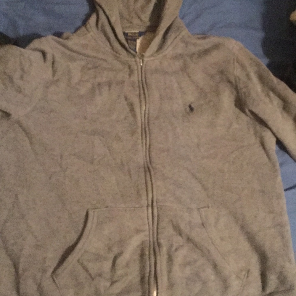 Grey polo jacket